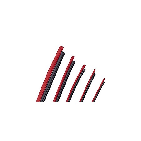 TUBO TERMO ROJO/NEGRO 0,5 M
