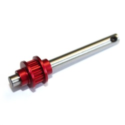 EJE ROTOR COLA C/POLEA FORZA 450
