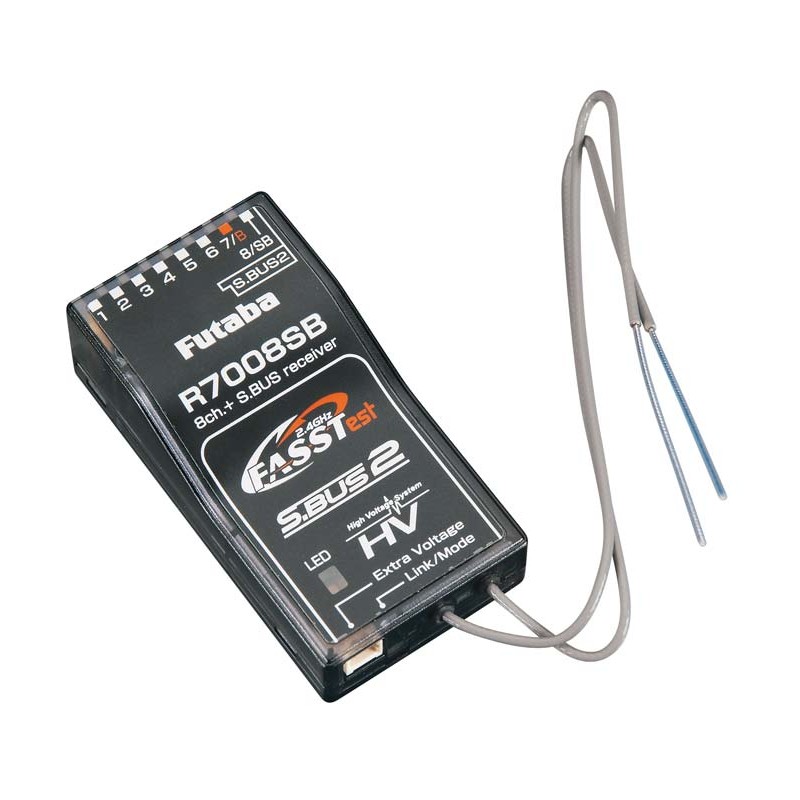 'FUTABA', 'Futaba', 'FASST', 'S.BUS2', S.BUS', R7108SB', 'HV','RECEPTOR FUTABA HV FASSST S.BUS R7108