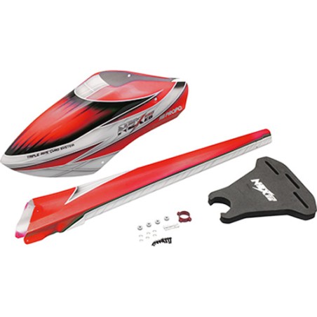 SET DE FUSELAJE COMPLETO PARA EL JR NEX E6-550 ROJO. JR82415