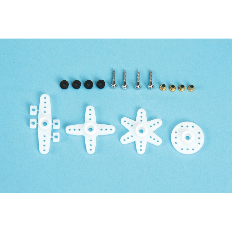 'accesorio', 'servo', 'brazo servo', 'set servo', 'graupner', 'aeromodelismo'