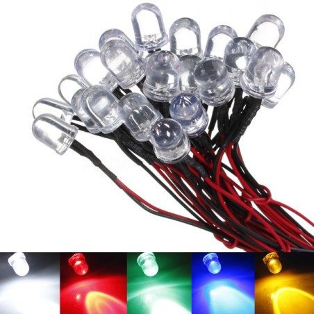 'led', 'blanco', led 8mm','12 V'