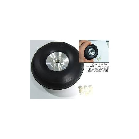 RUEDA 57mm llanta alu, (1uni)