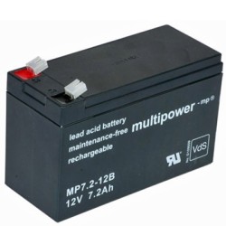 BATERIA PLOMO 12V -7,2 Amp