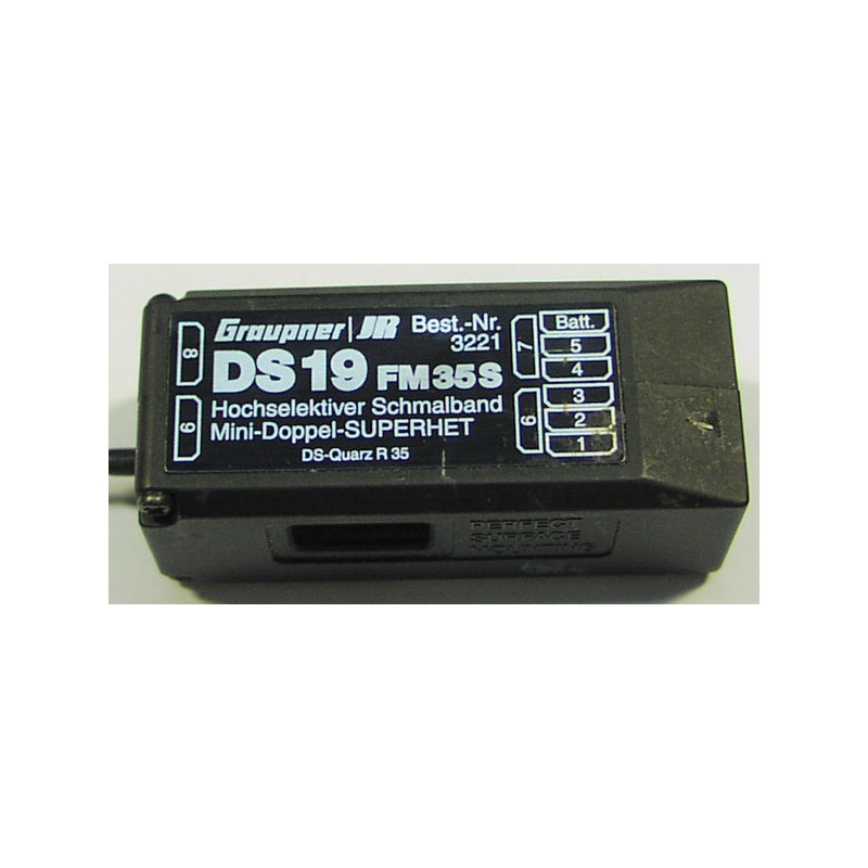 'RECEPTOR', 'RECEPTOR GRAUPNER', 'RECEPTOR DS19 35MHz', 'DS19'
