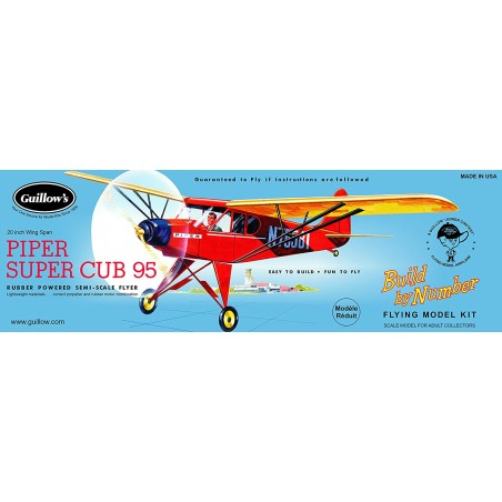 'MAQUETA','GUILLOWS VUELO LIBRE','GUILLOWS SUPER PIPER CUB 95','PIPER SUPER CUB 95','MODELISMO','CON