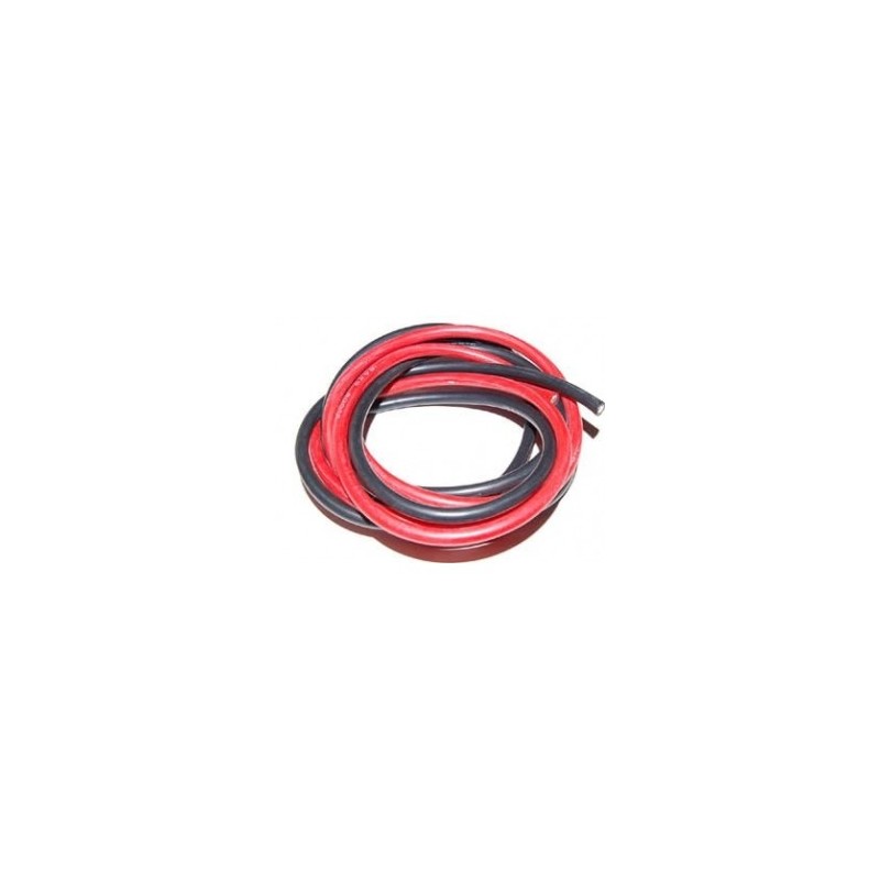 CABLE SILICONA 14AWG  ROJO/NEGRO