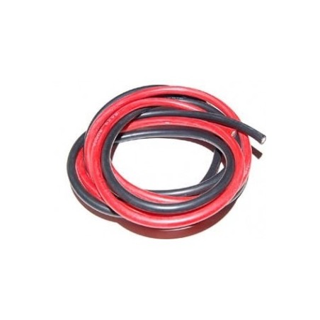CABLE SILICONA 14AWG  ROJO/NEGRO