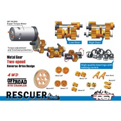 RGT RESCUER CRAWLER 1/10 GRIS