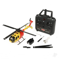HELICOPTERO BO-105 ESCALA 250 AMARILLO