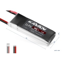 KAVAN BATERIA 7,4V 860 mAh 30/60C