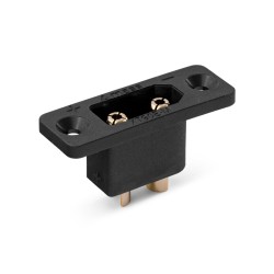 CONECTOR XT90 MACHO C/SOPORTE (2)