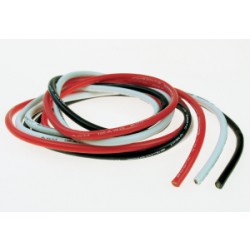 CABLE SILICONA ROJO/NE/BL, 1M