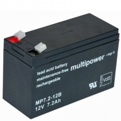 BATERIA PLOMO 12V -7,2 Amp
