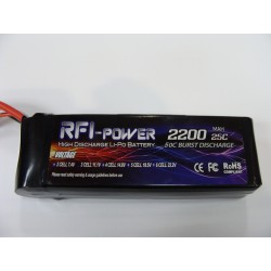 BATERIA 7,4 V 1500 mAh 100c