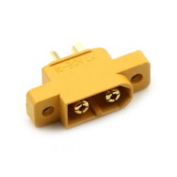 CONECTOR XT60 MACHO C/SOPORTE (2)