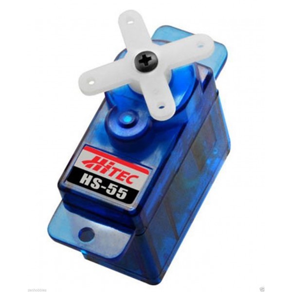 'HITEC', 'SERVO', HITEC 55'