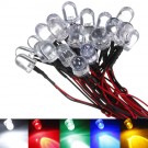 LED 8mm ROJO 12V C/CABLE 200mm (Uni)