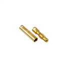 CONECTOR ORO 3mm (PAREJA)