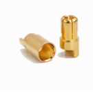 CONECTOR ORO 6mm (PAREJA)